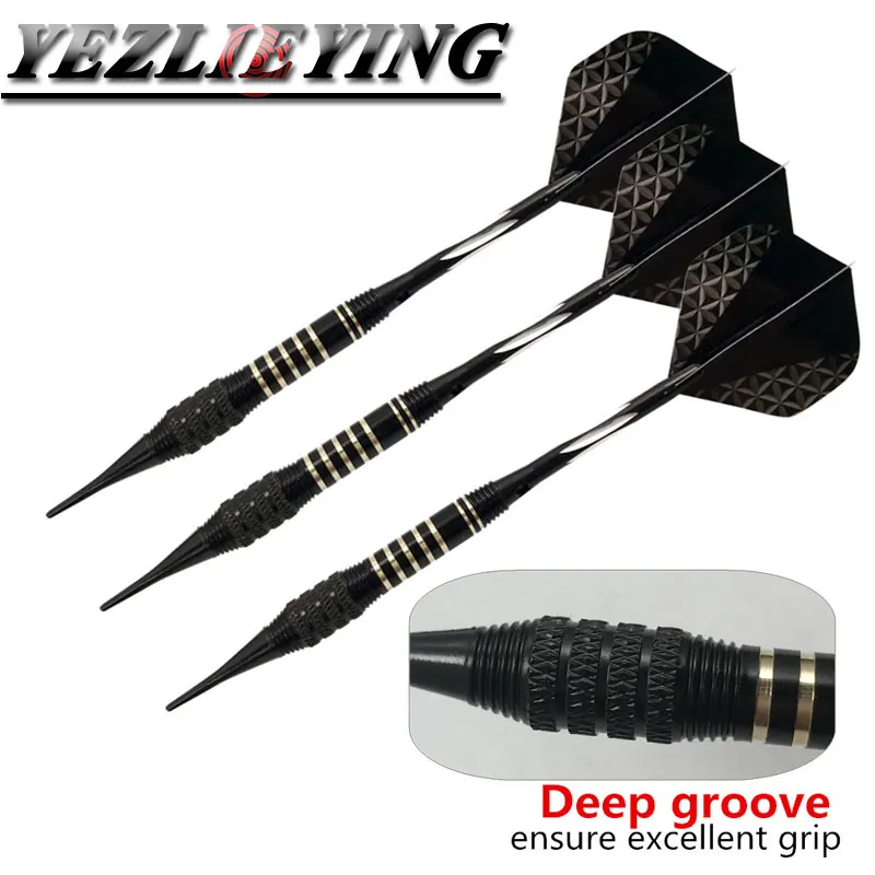 3 Pcs/Sets of Professional Darts 18g Safty Soft Darts Games Electronic Soft Tip Dardos Flights High Quality