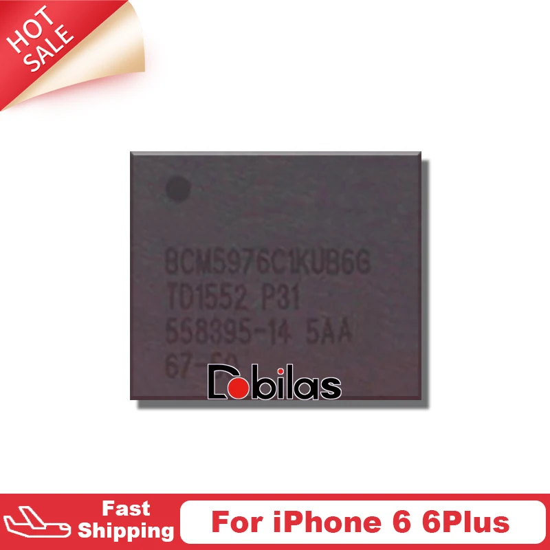 5 قطعة BCM5976C1KUB6G BCM5976 آيفون 6 6Plus 6G شاشة تحكم IC بغا الأبيض سائق اللمس IC رقاقة استبدال أجزاء شرائح