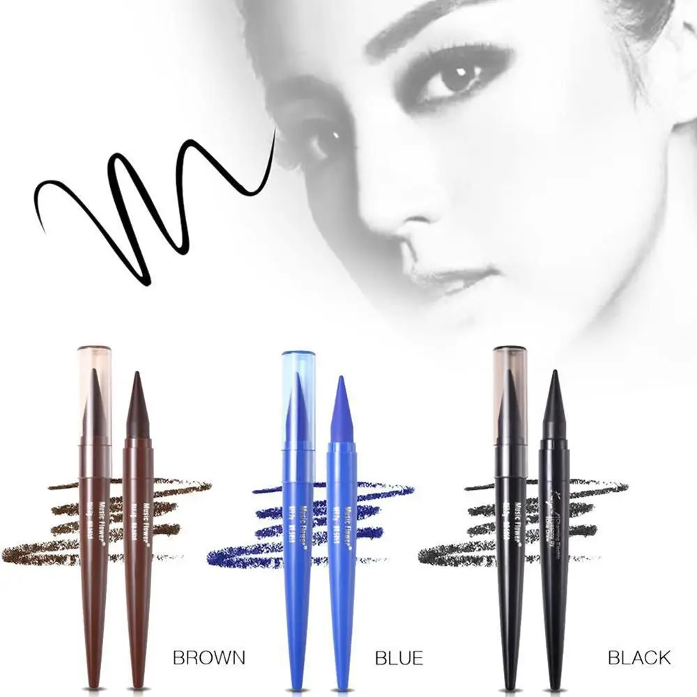 3 Colors Waterproof Smudge-proof Matte Eyeliner Pencil Charming Eye Makeup Cosmetic