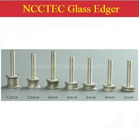 0.04‘’-0.8‘’ Diamond Glass Edger Trimmer Grinding tool | 1-20mm ceramic tile stone Arc edge Straight edge Right angle polish