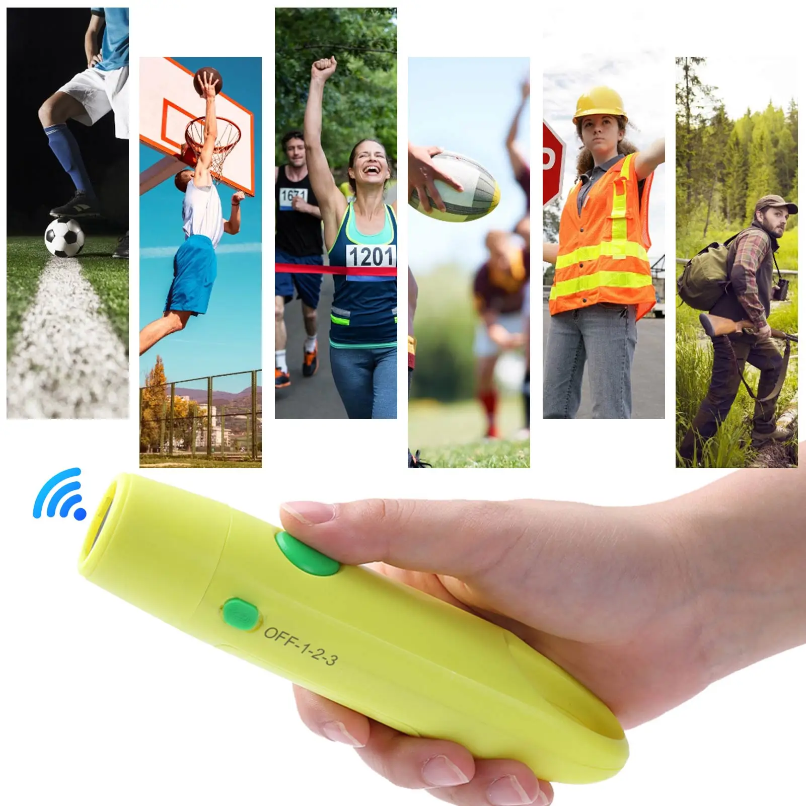 Portable Electronic Whistle Outdoor Survival Basketball Game Football Referee Practical 3 Sound Effects High Volume Whistle