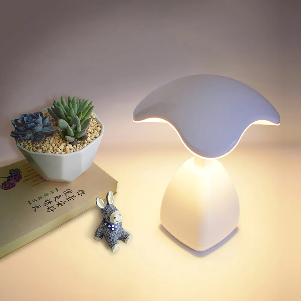 

Mushroom Touch Desk Lamp Eye Protection Learning Led Pluggable Student Dormitory Reading Lamp Gift Lamp Lamps Table for Bedroom