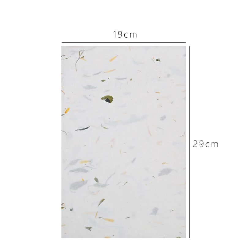 Chinese Calligraphy Paper Natural Plant Flower Brush Rice Paper Craft Hand Made Art Tissue Xuan Paper Letter Writing Paper
