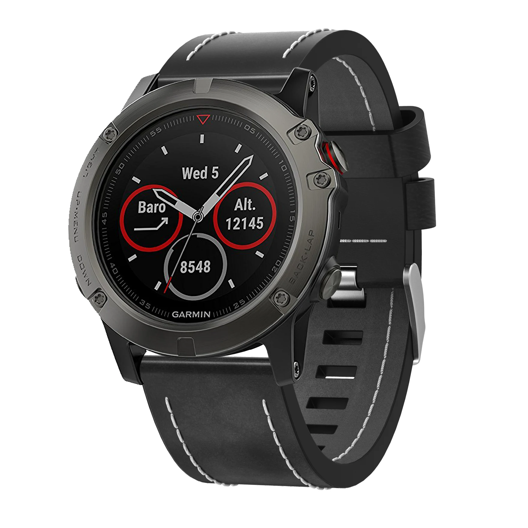 Nueva correa de reloj de pulsera deportiva de cuero, pulsera de enlace rápido de fácil ajuste, cinturón de 26MM para Garmin Fenix 5X, pulsera de reloj inteligente de moda