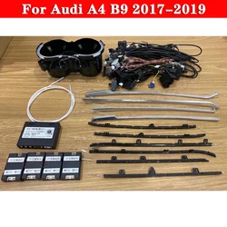 ambient light For Audi A4 A5 S4 S5 B9 2016-2021 30 Colors Contour Handle Lamp decorative Atmosphere LED Strip door contour light