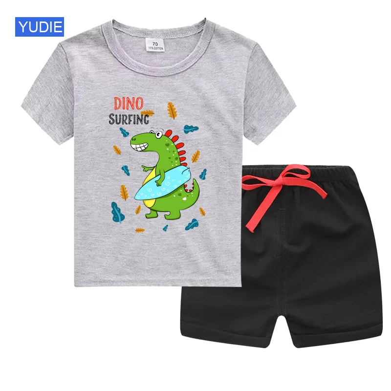 

Kids Baby Short Sleeve T-Shirt And Shorts Set - Leisure Sports Toddler Clothing Unisex Baby Boy Clothes Set