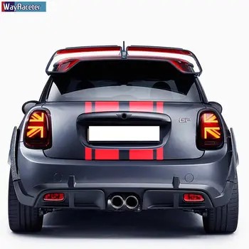 MINI John Cooper Works F56 F55 F57 R56 R57 R58 R59 JCW 汽車引擎蓋條紋引擎蓋行李箱蓋貼紙 8 最佳銷售 迷你庫柏F56配件 - №7