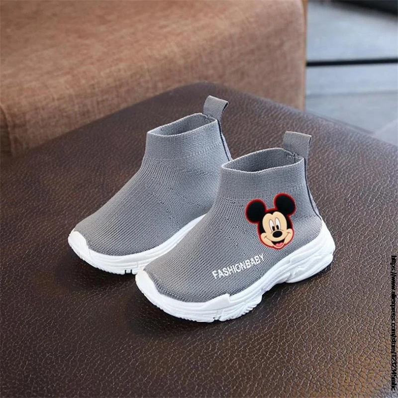 Mickey Mouse Children Duck Shoes For Boys Gilrs New Disney Soft Spring Autumn Baby Kids Sneakers Infant Tennis Breatha