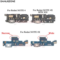 USB Charging Dock Port Socket Jack Plug Connector Charge Board Flex Cable For Xiaomi Redmi NOTE 4 / Redmi NOTE 4X X20