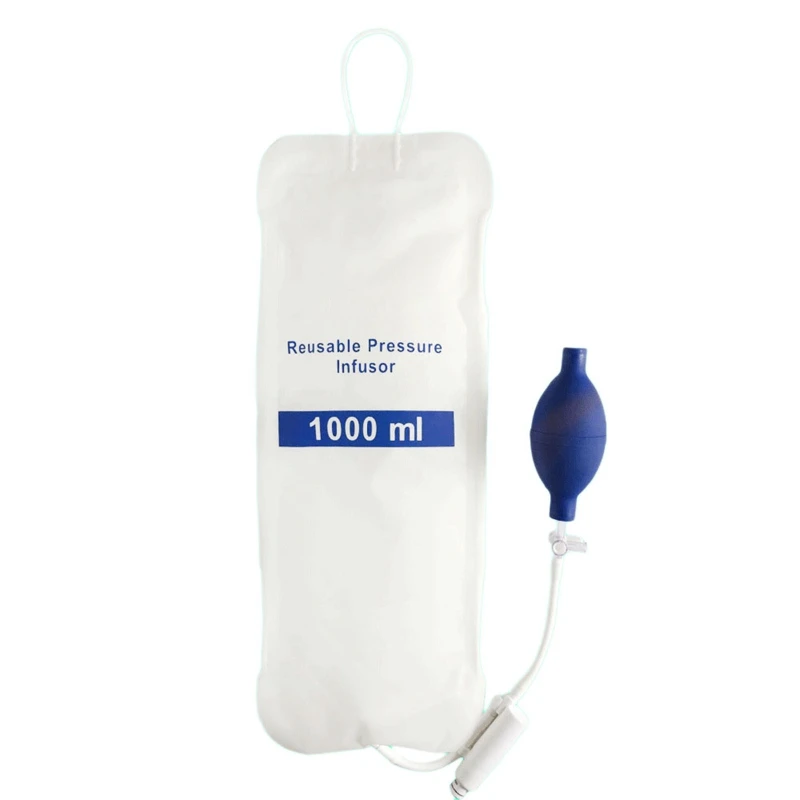 1000Ml Reusable Pressure Infusion Bag with Pressure Display Infusion Pump Pressure Bag