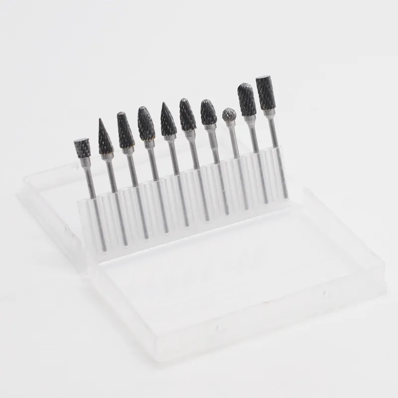 

1Box Steel Carbide Burs 2.35mm For Dental Polishing Teeth Drill Handpiece