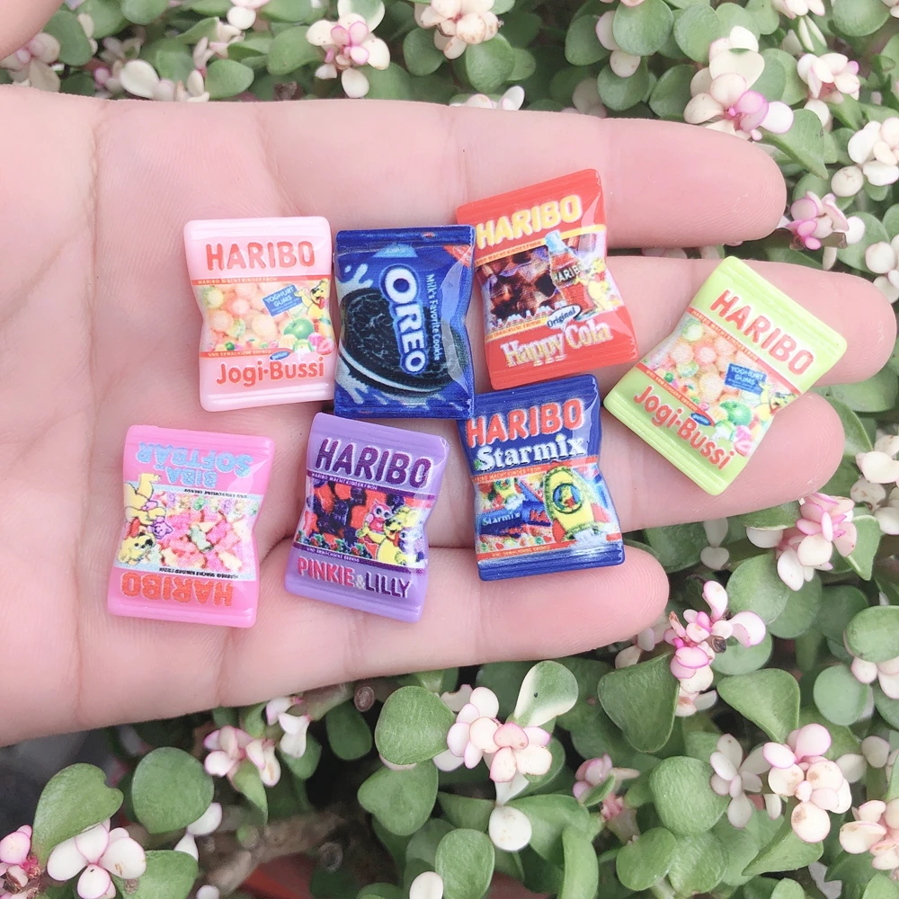 Cute Resin candy  charms pendants  for bracelets necklace earrings  jewelry making  flat back cabochon