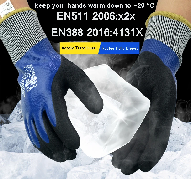 Sécurité anti-froid pour le travail, thermique, chaud, étanche,-20 degrés Celsius, gel, Flex, huile, jardin, ski, NitCarter, hiver