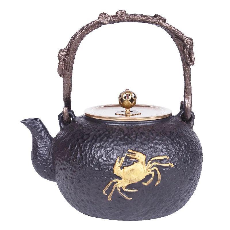 Teapot, iron teapot, hot water teapot, teapot 1200 ml water, kung fu tea set.