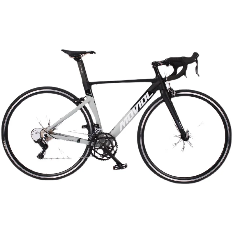 Light Weight 700C Road Bike 16/18/22 Speed Carbon Fork V/C Brake Aluminum Alloy City Street Racing Bicycle for Adults  R2000