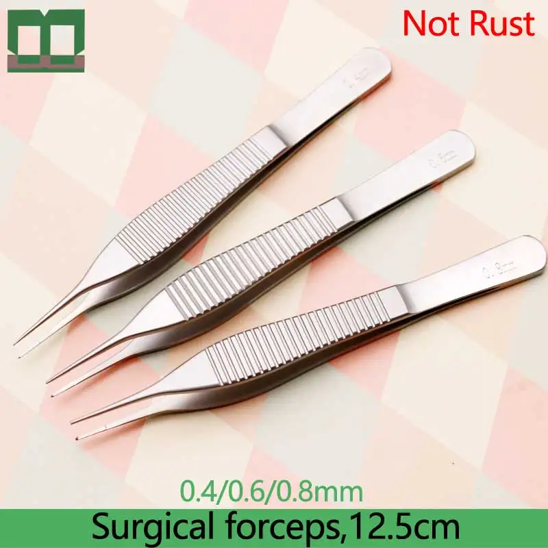 

Surgical forceps not rust straight toothed stainless steel 12.5cm fat is removed during surgery fat tweezers oophthalmic forceps