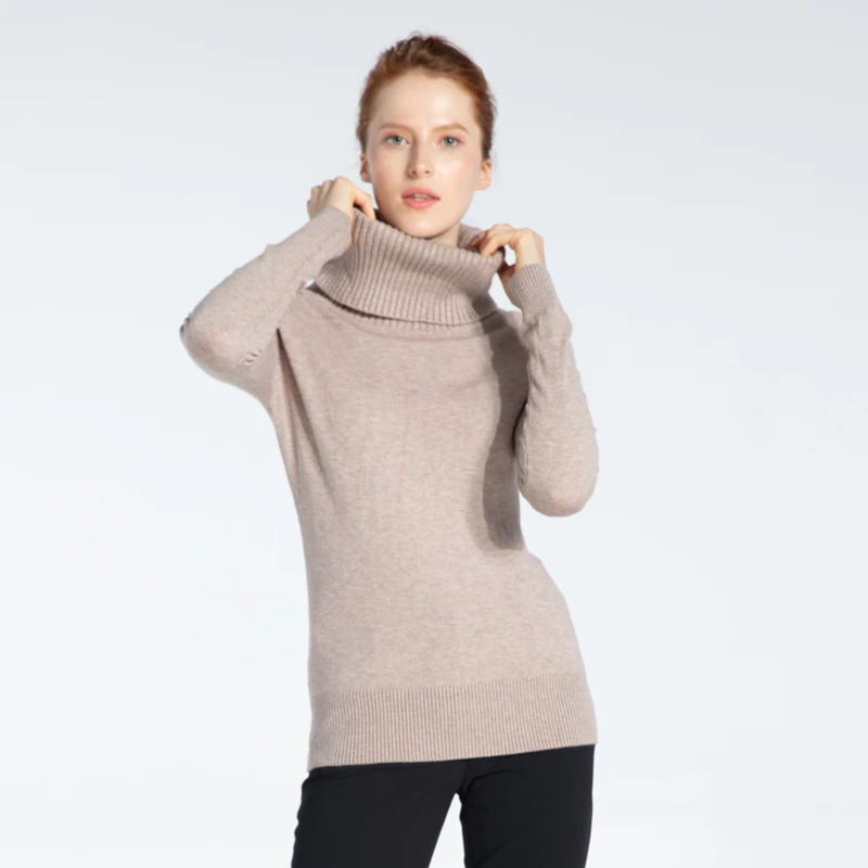 Marwin Autumn Winter Thick Turn-down Collar High Elasticity Casual Pullovers Female Thick Turtleneck Knitted Women Sweater