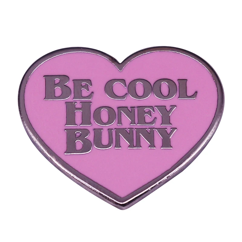 Quentin Tarantino Pulp Fiction Amanda Plummer Honey Bunny Christmas enamel pin Classic Aesthetic Inspired badge Funny 90s Movie