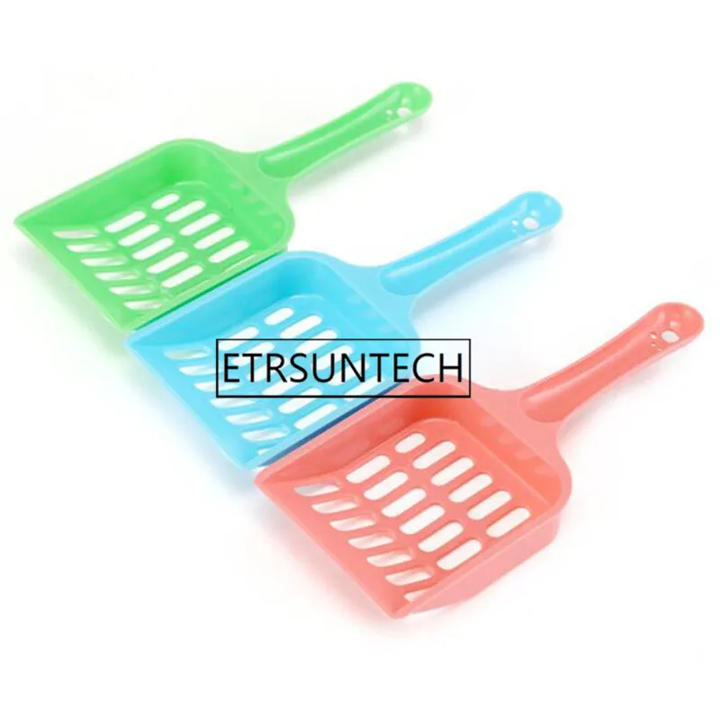 240pcs Plastic Cat Litter Scoop Portable Cat Cleaning Shovel Dog Pet Poop Waste Scooper Easy to Clean