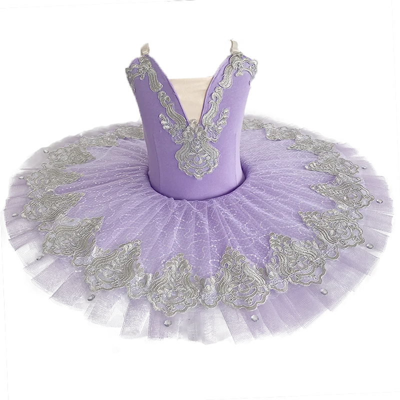 

purple and blue professional ballet tutu for girls kids sequin ballet tutu child dance costume for girls and women swan ballet