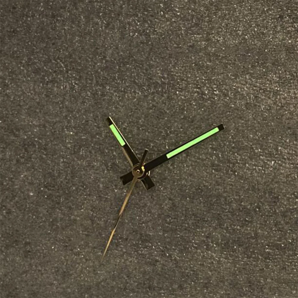 สีเขียวส่องสว่าง Datejust นาฬิกามือ 3 ชุด Baton มือสําหรับ NH35/ NH36/4R/7S นาฬิกาตัวชี้