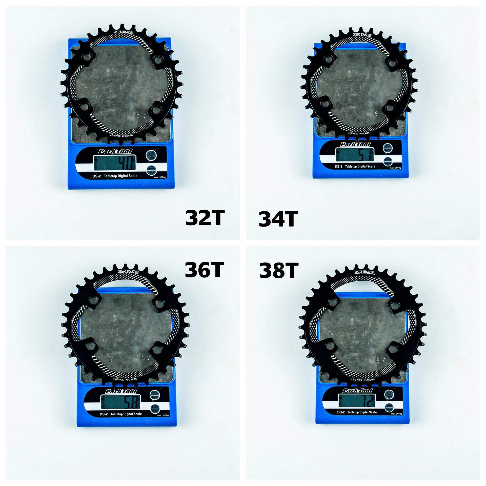 2020 ZRACE Chainrings Chainwheels BCD96-M for M8000 M7000 M6000,32T 34T 36T 38T AL7075 CNC process, Vickers-hardness 15+ for MTB