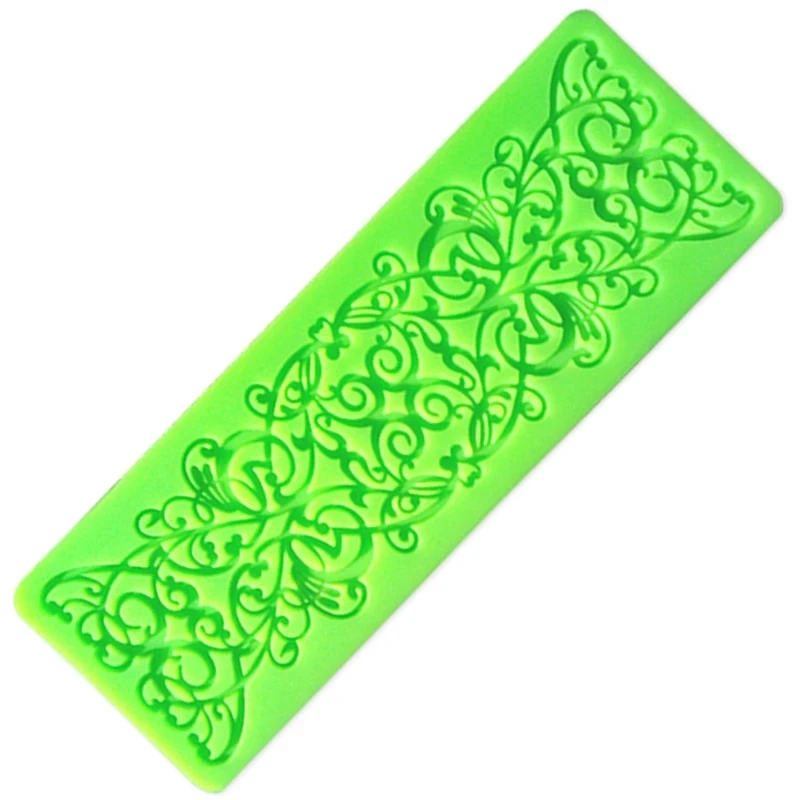 Silicone Lace Mold Mould Sugar Craft Fondant Cake Decorating Tools Embossed Mold Cake Decorating Mould Baking Tool D701