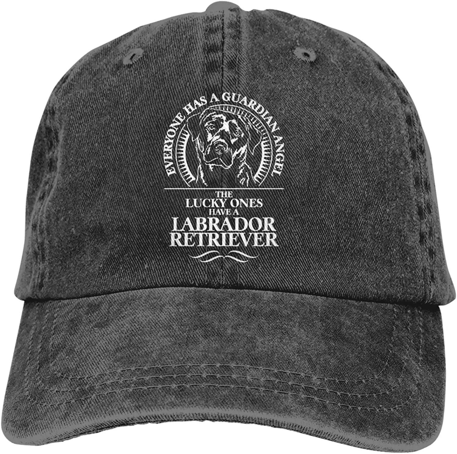 Sombrero de béisbol con estampado de Labrador Retriever para hombre, gorra de béisbol con estampado de Labrador Retriever, Snapback, estilo vaquero, para verano