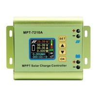 MPPT 10A Step Up Solar Charge Controller LCD Display DC12-60V Solar Panel for 24V 36V 48V 60V 72V Battery Boost Charge Function