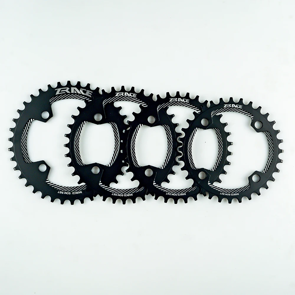 ZRACE Chainrings Chainwheels BCD96 Symmetrical Chainrings,32T 34T 36T 38T AL7075 CNC process, Vickers-hardness 15+ for MTB