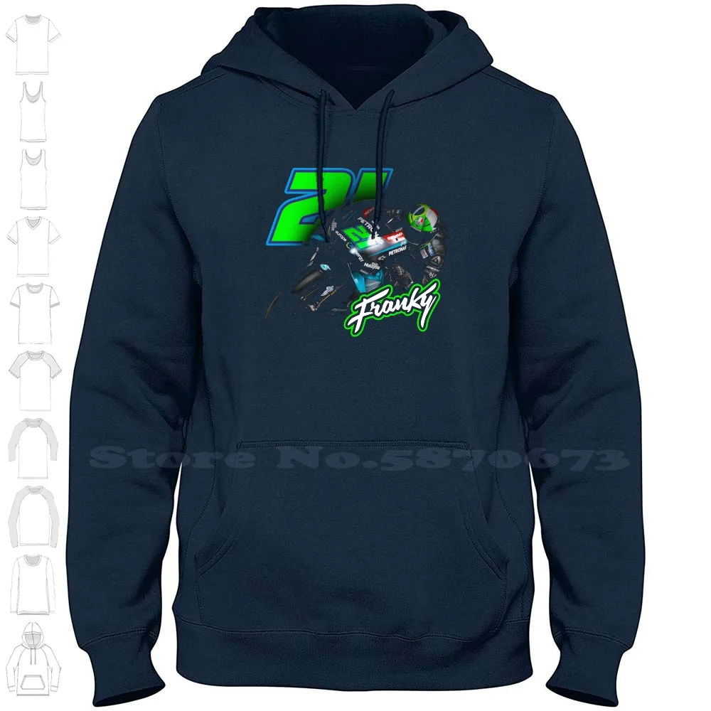 Franco Morbidelli 100% Cotton Hoodie T-Shirt Franco Morbidelli Racer Racing Rookie Marc Vds Superstock Rider