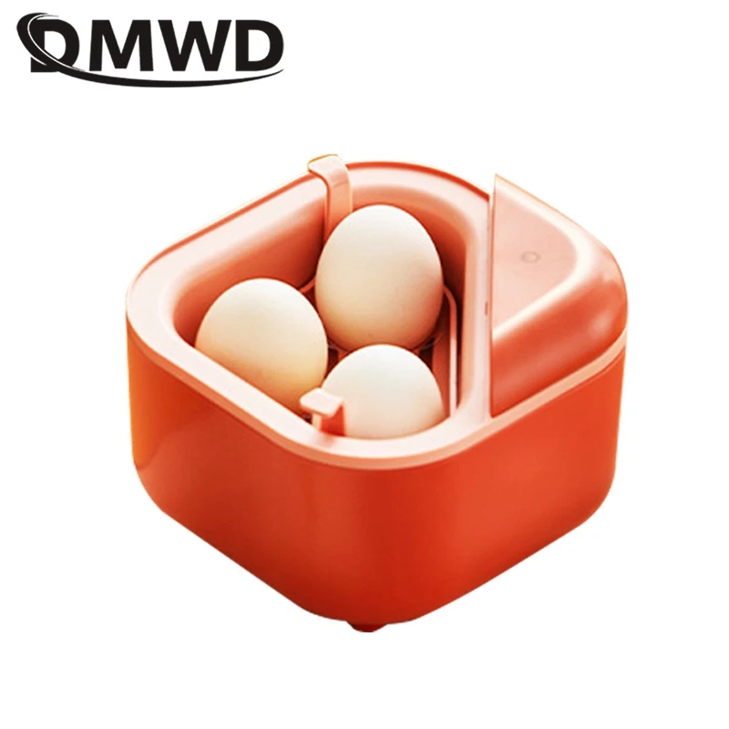 

DMWD Electric 3 Egg Boiler Automatic Custard Egg Steamer Omelette Cooking Machine Breakfast Maker Cookware Auto-Off 220V