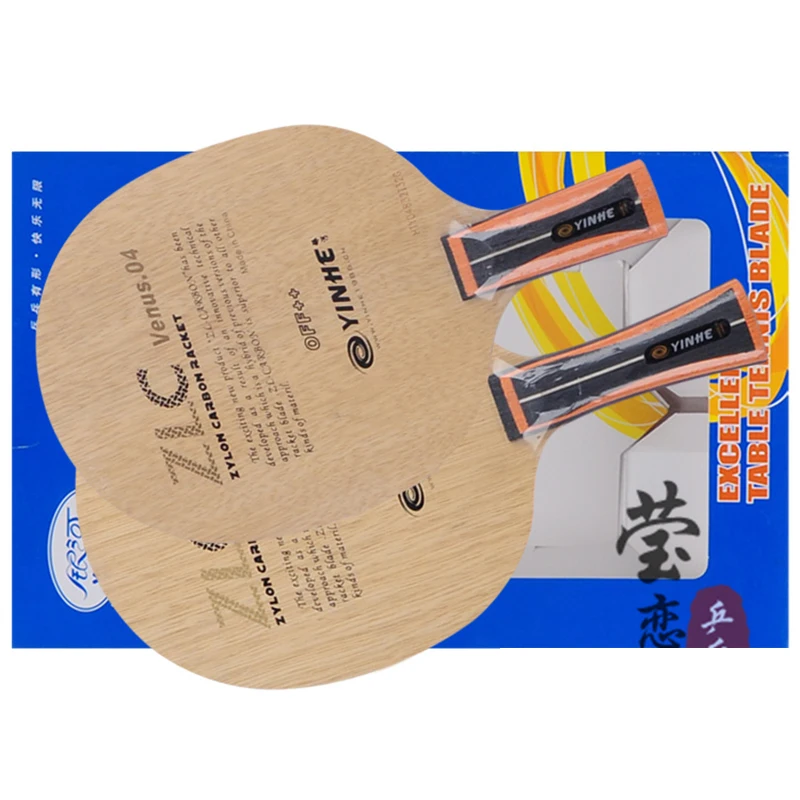 

Origial Yinhe V-4 ZLC venus 04 настольным теннисом лезвие из углеродистой стали ракетки от A + + быстрая атака петля ракетка для настольного тенниса пинг-понг ракетки добавить