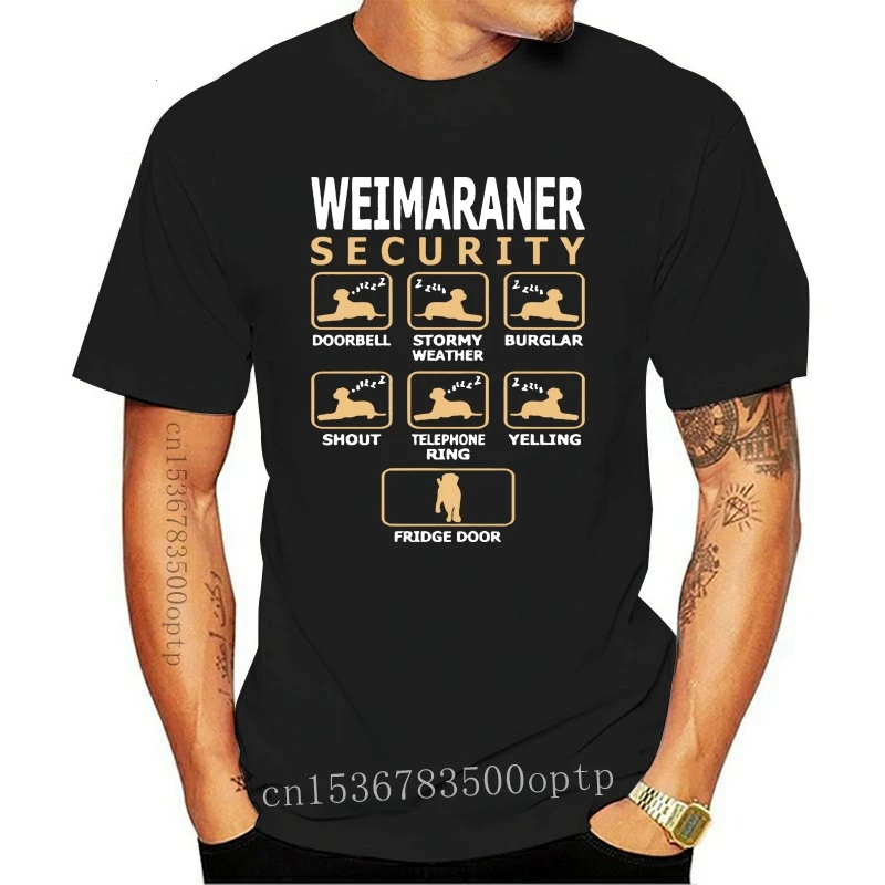 New Plus Size Weimaraner Dog Digital Direct Printing Tshirt Men Male Fashion Short Sleeve Cotton Men T-Shirt Group Clothing