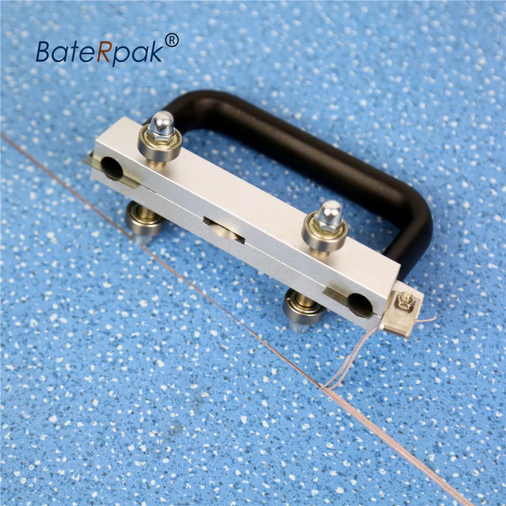 BateRpak PVC Roll Sports Floor Groove Cutter tools, wheel slotted manually slotted knife,Vinyl floor Grooving Machine