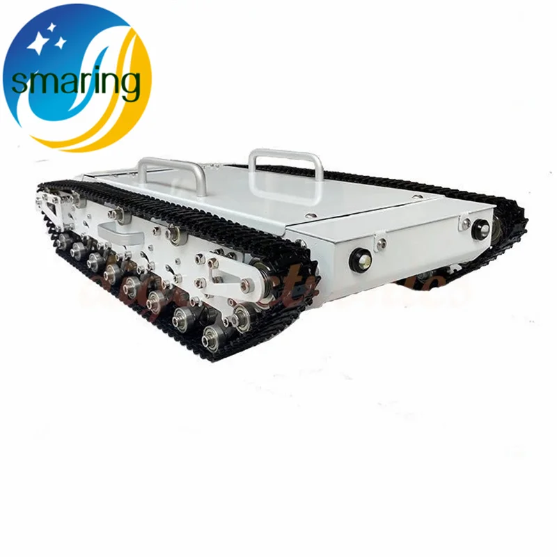 WT-500 Metal Tank Car Chassis With Metal Caterpillar Pedrail Big Size Large Load Large Obstacle Surmounting Robot Tracked Car