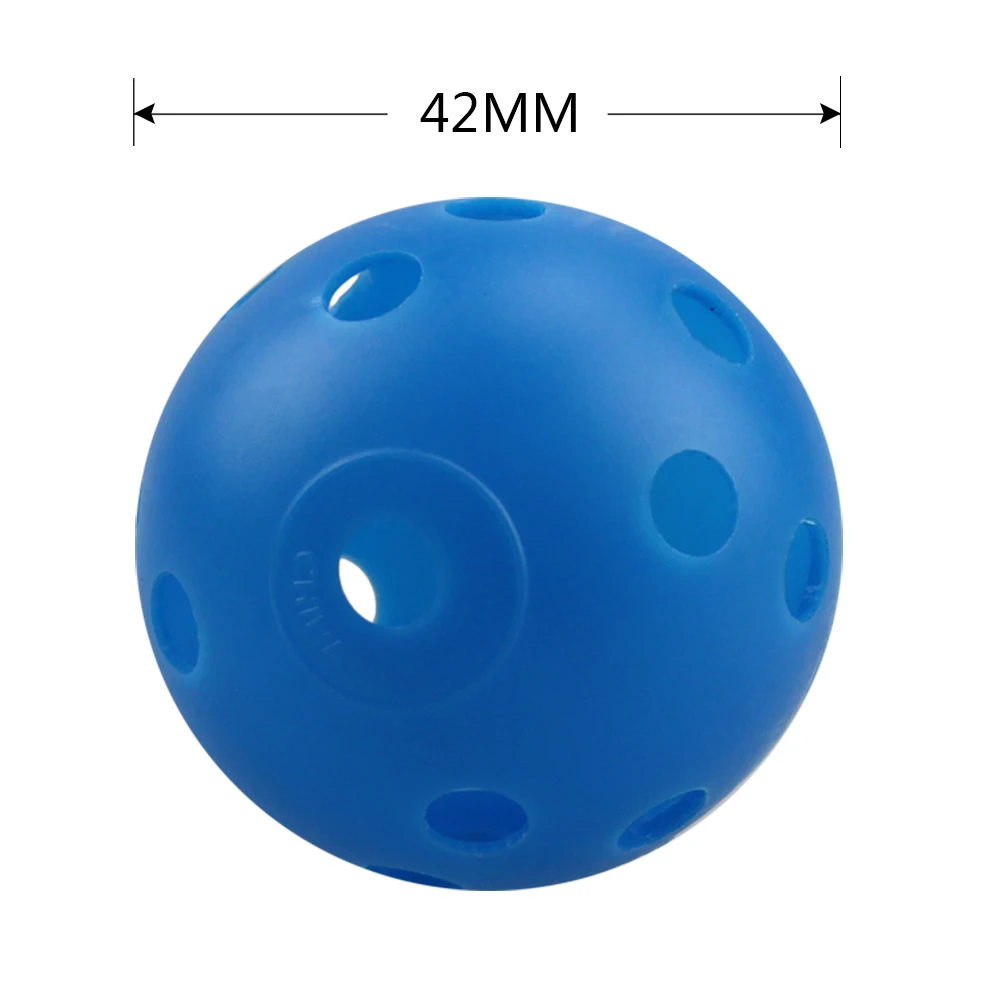 12 pezzi 42mm flusso d\'aria esercitazioni plastica interni pallina da golf l\'allenamento