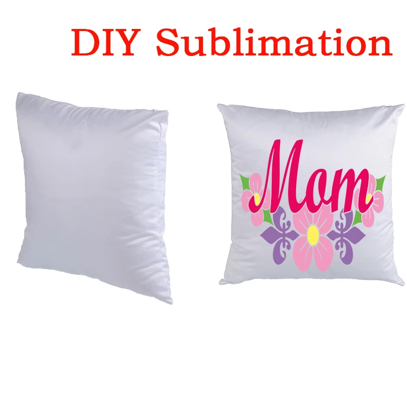 200Pcs/Lot Personalized White Blanks Peach Skin Pillowcase Home Decor Sublimation Cushion Covers 3 Size Pillow Cover Decoration