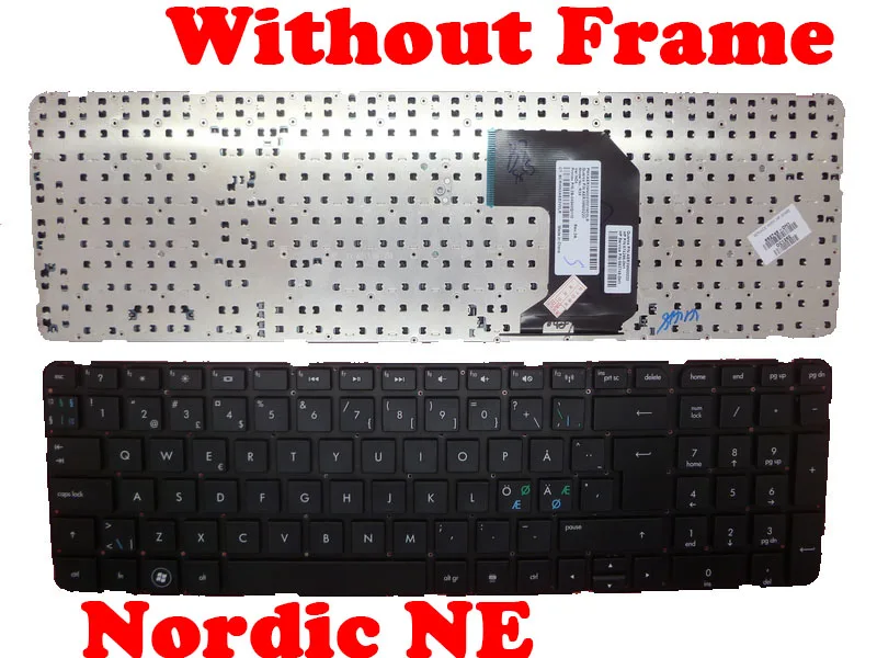 Laptop Keyboard For HP Pavilion G7-2000 German GR/Nordic NE/UK/Belgium BE 674286-041 682748-041 699146-041 699148-A41 NO Frame