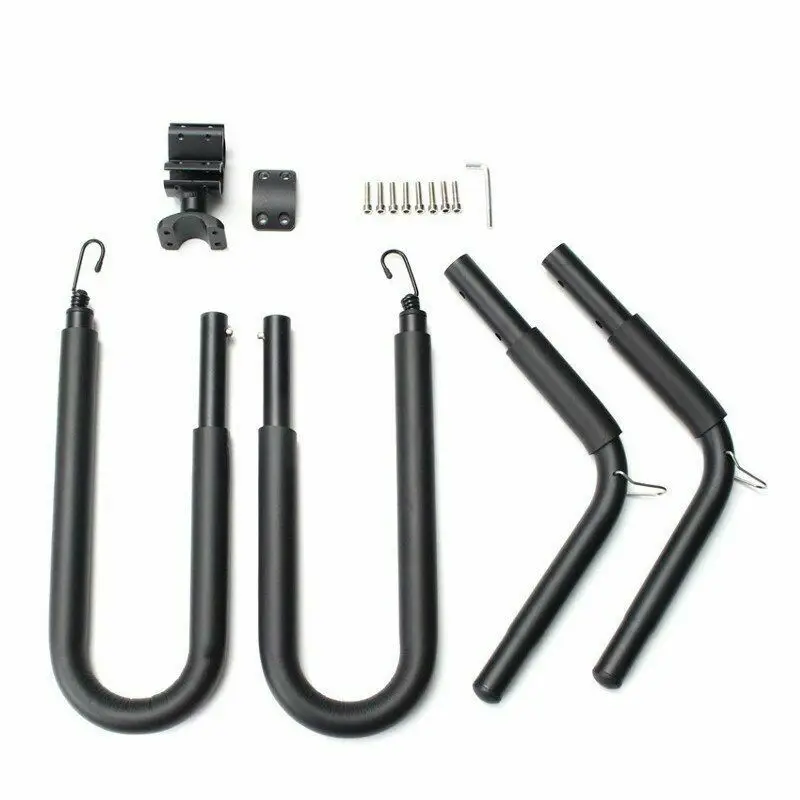 Soporte de tabla de surf de 8 pulgadas para bicicleta, poste de asiento de 25-32mm para Wakeboard, Scooter, ciclomotor
