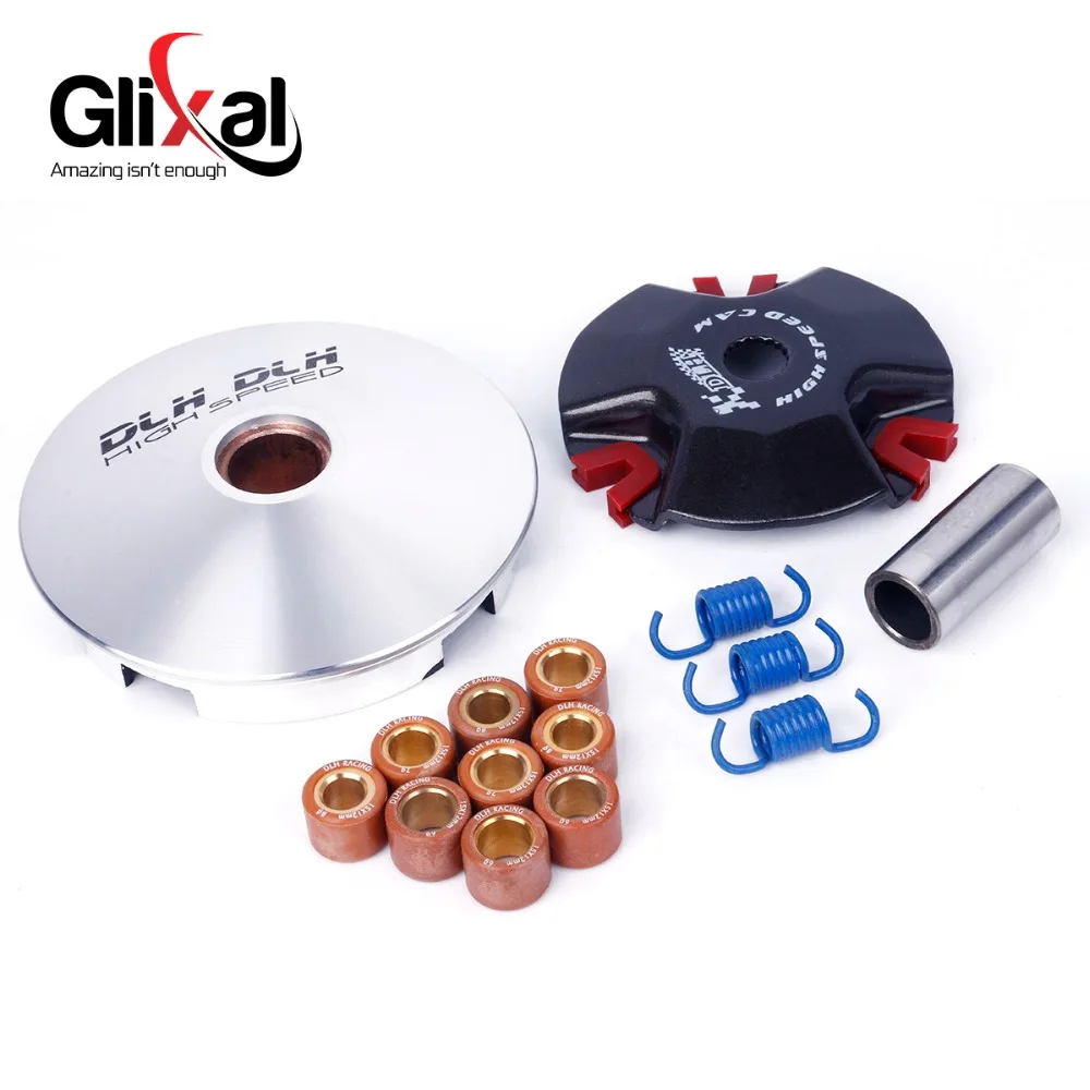 

High Performance DLH Variator Kit with Roller Weights Drive Pulley for Jog 50 3KJ 1PE40QMB MINARELLI Scooter Engine