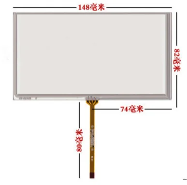 new High quality original 6.1inch CLAA061LA0FCW Car Navigation Display LCD Screen Touch screen