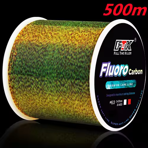FTK 300/500m Invisible Fishing Line Speckle Fluorocarbon Coating Line 0.20mm-0.50mm 4.13LB-34.32LB Super Strong Spotted Line - Image 7