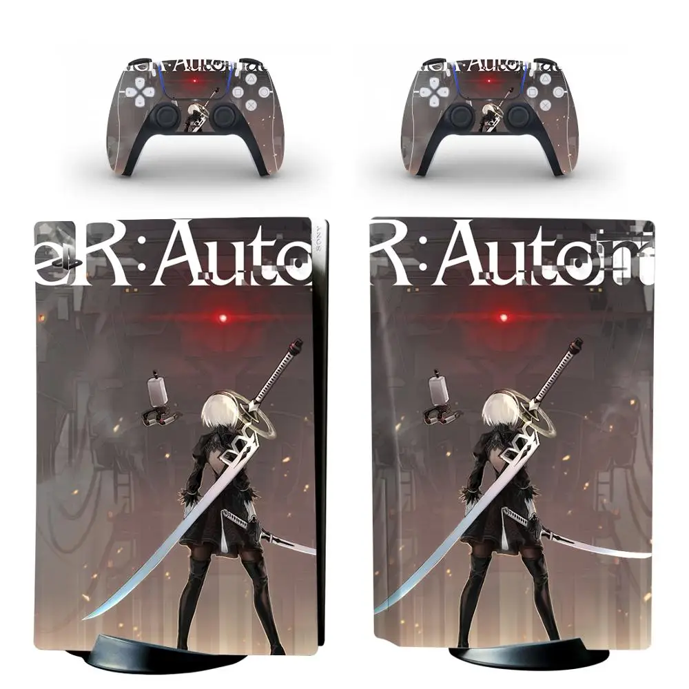 Наклейка NieR Automata PS5 для консоли PlayStation 5 и контроллера PS5