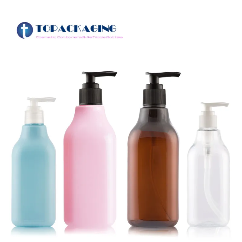 

150/250ml Plastic Lotion Pump Bottle Empty Refillable Travel Bottle For Cosmetics Containers With Pump Shampoo Toner Container