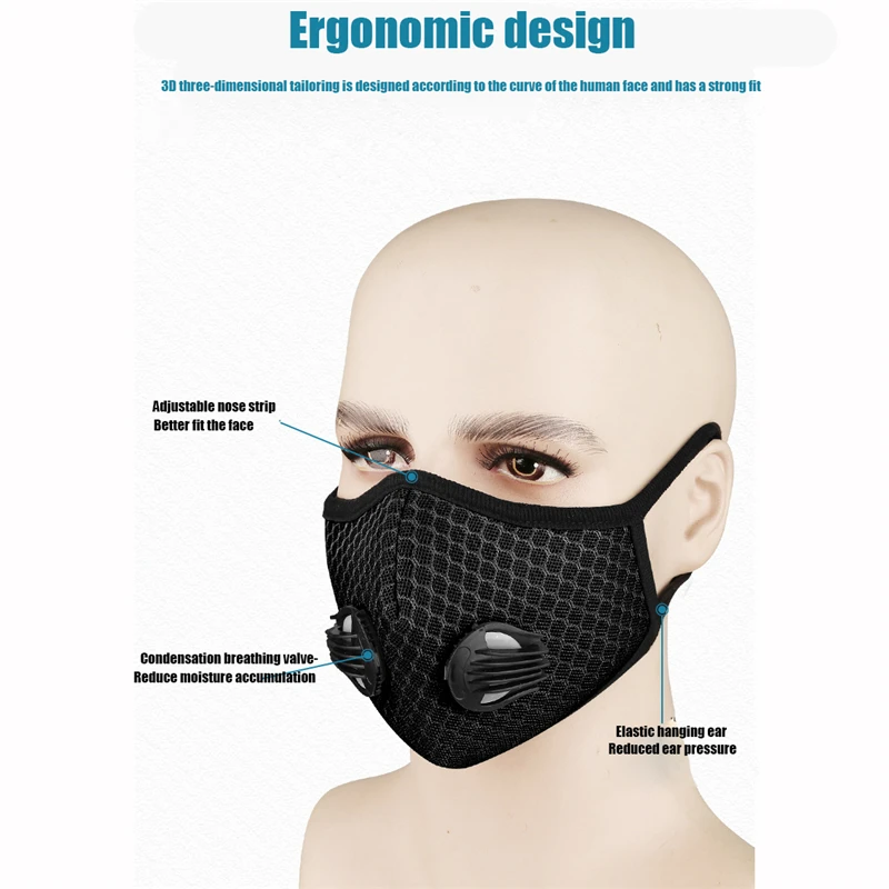 Unisex Face Bandana Breathing Adult Cold Winter Outdoor Ear Earmuffs  mask Muffle Wrap Band Earlap Headphones Riding mask