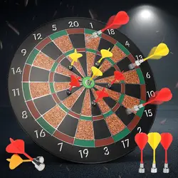 Magnetic Dart Board Set Safe To Use Protective Easy Hanging Dart Board Set Parent-child Game Accessories With 6 Magnetic Dart