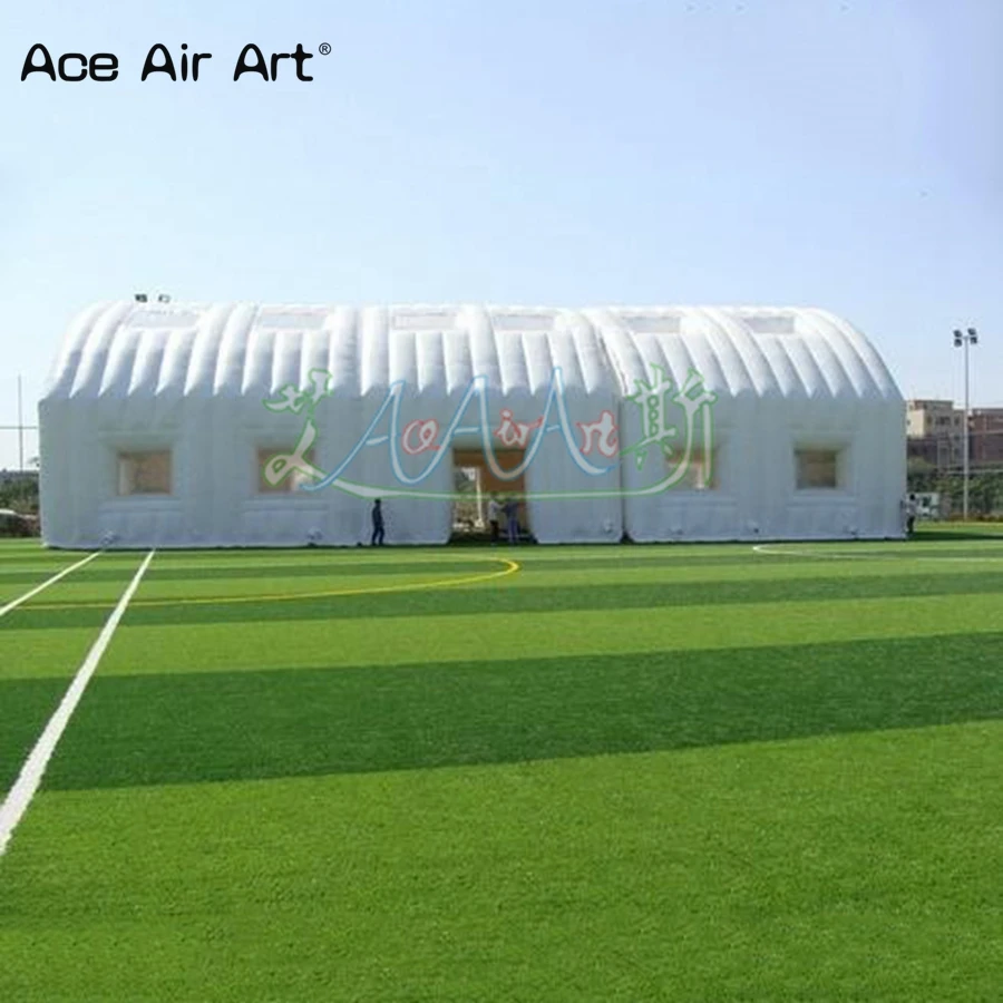 Custom White Inflatable Tent Gaint Sports Hall With Air Blower For Outdoor Activities/Exhibition/Trade Show Made In China