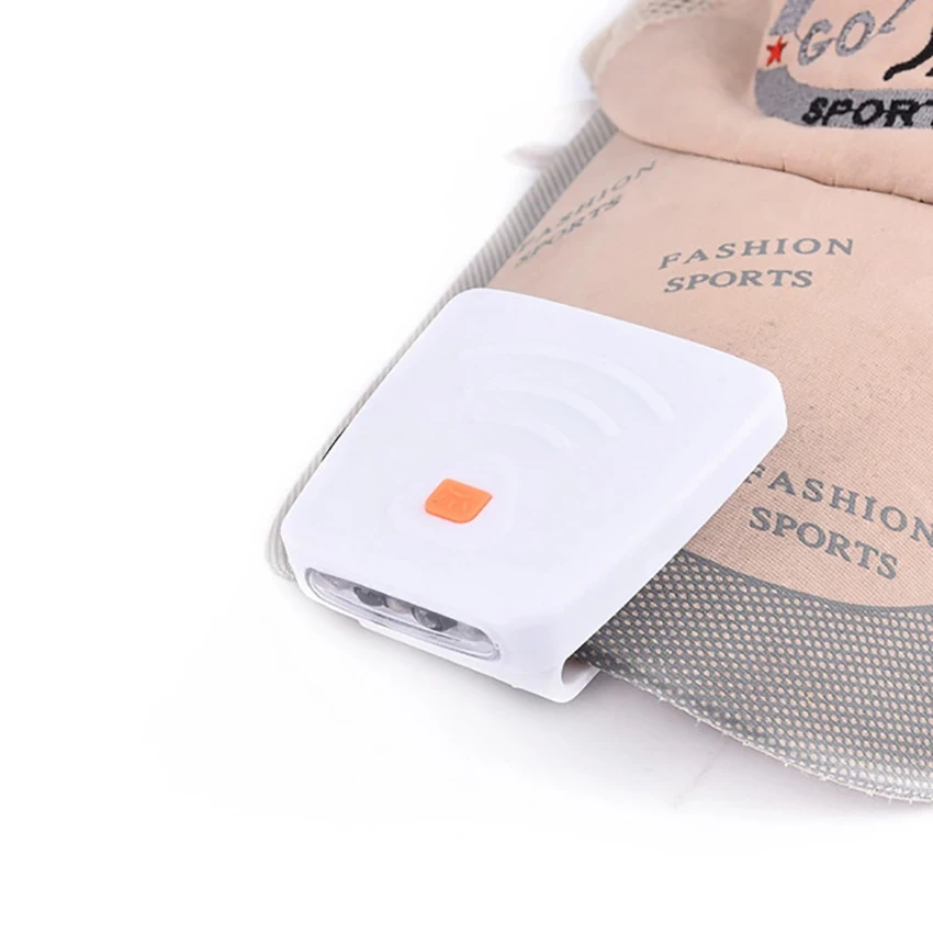 Mini lampe LED mains libres à clipser avec bande de sauna, capteur de mouvement, aste, étanche, chapeau, lampe de poche, lampe de sauna