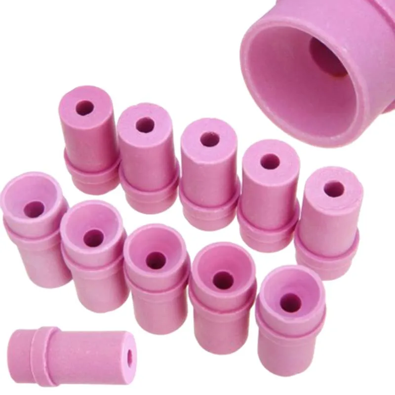 Ceramic Sandblast Nozzle Air Sandblaster Tips For Pneumatic Blasting Tools 10Pcs 2x1.5x4Cm